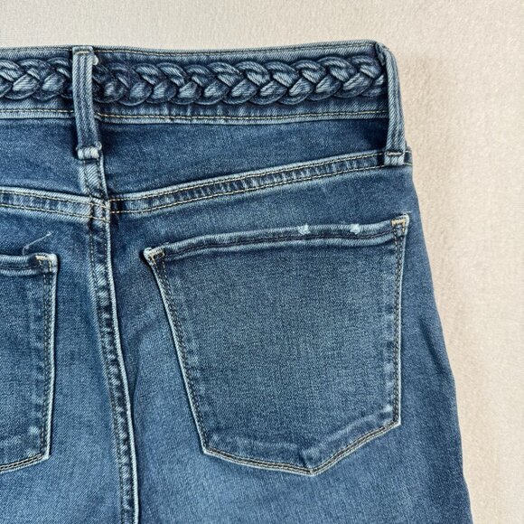 Abercrombie and Fitch Jeans Womens 26 Blue Skinny Ankle High Rise Dark Wash - Picture 12 of 13